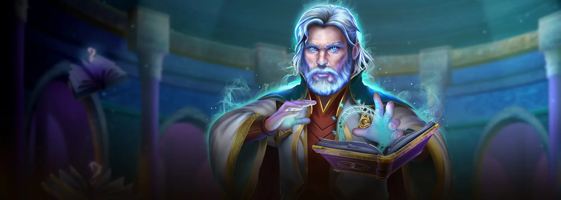 Rise of Merlin - official slot artwork
