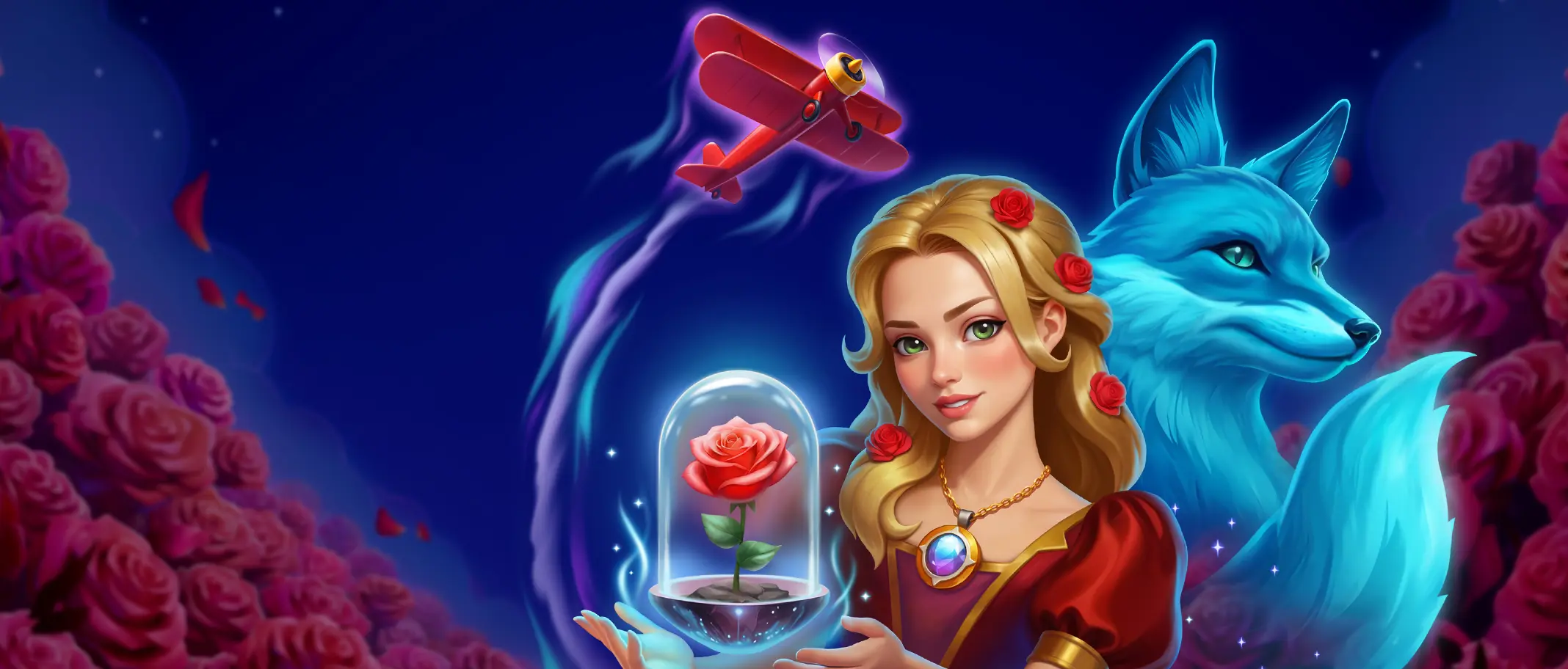 Rosy Orbit Treasure Turn - official slot artwork