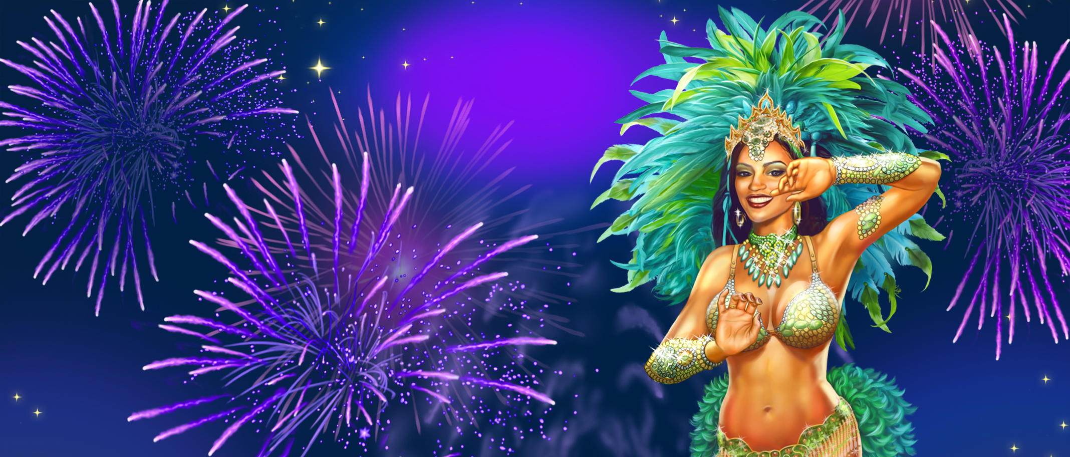 Samba Carnival - official slot artwork