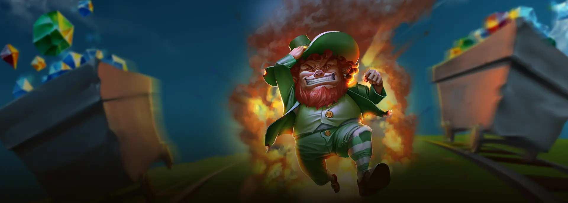 Shamrock Miner - official slot artwork