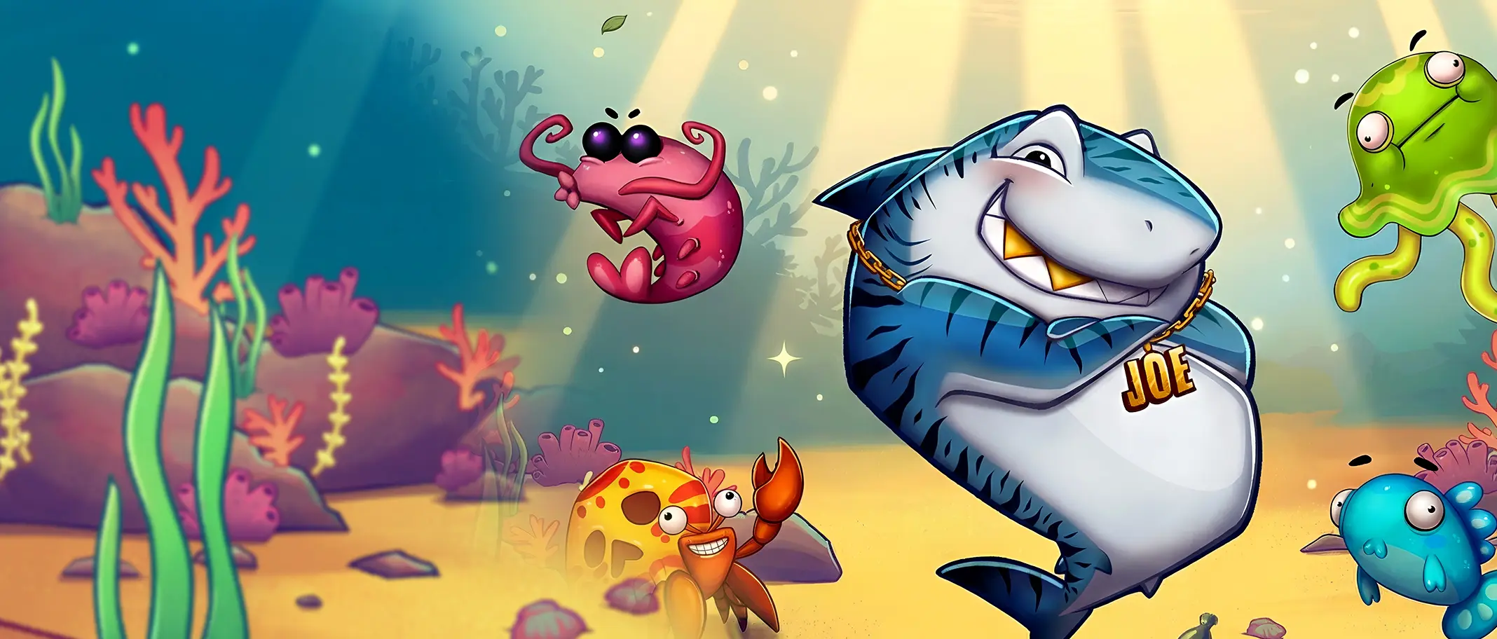 Shark Feast - official slot artwork