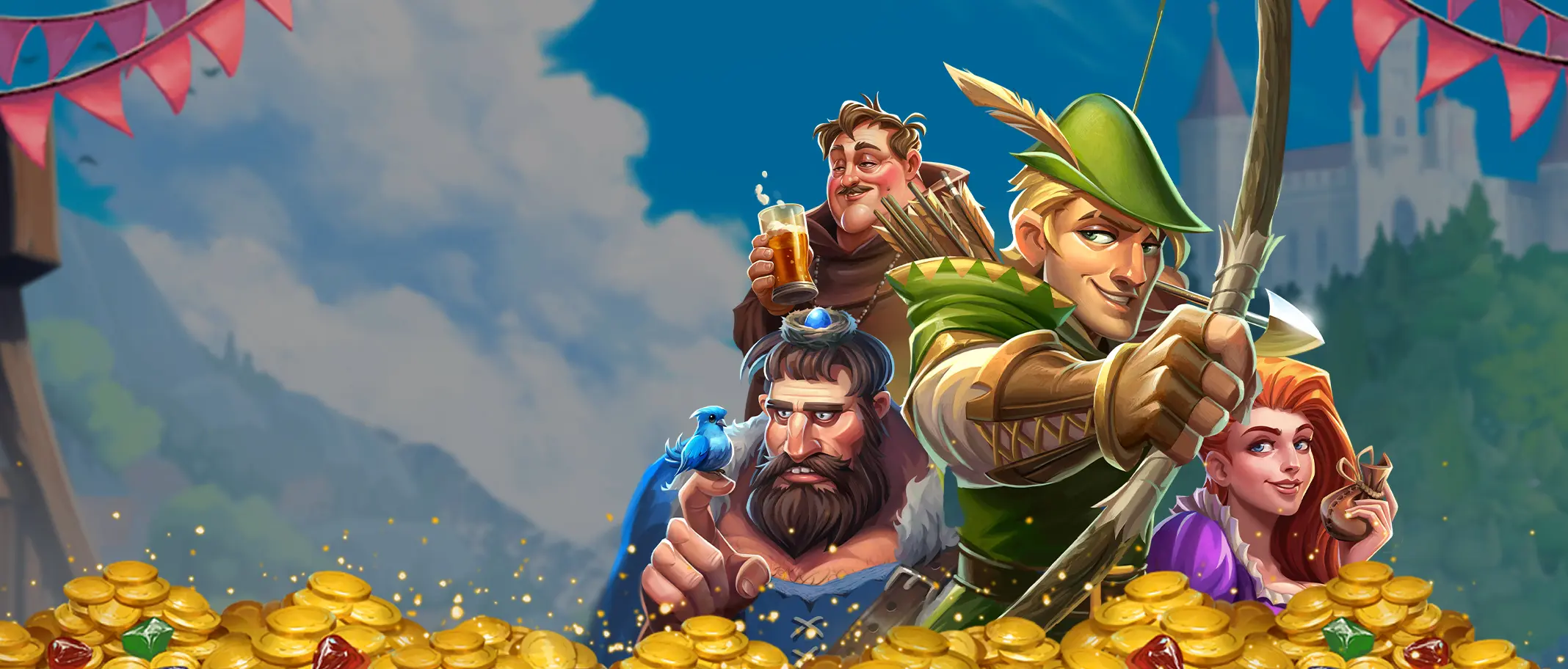 Sherwood Gold - arte oficial do jogo