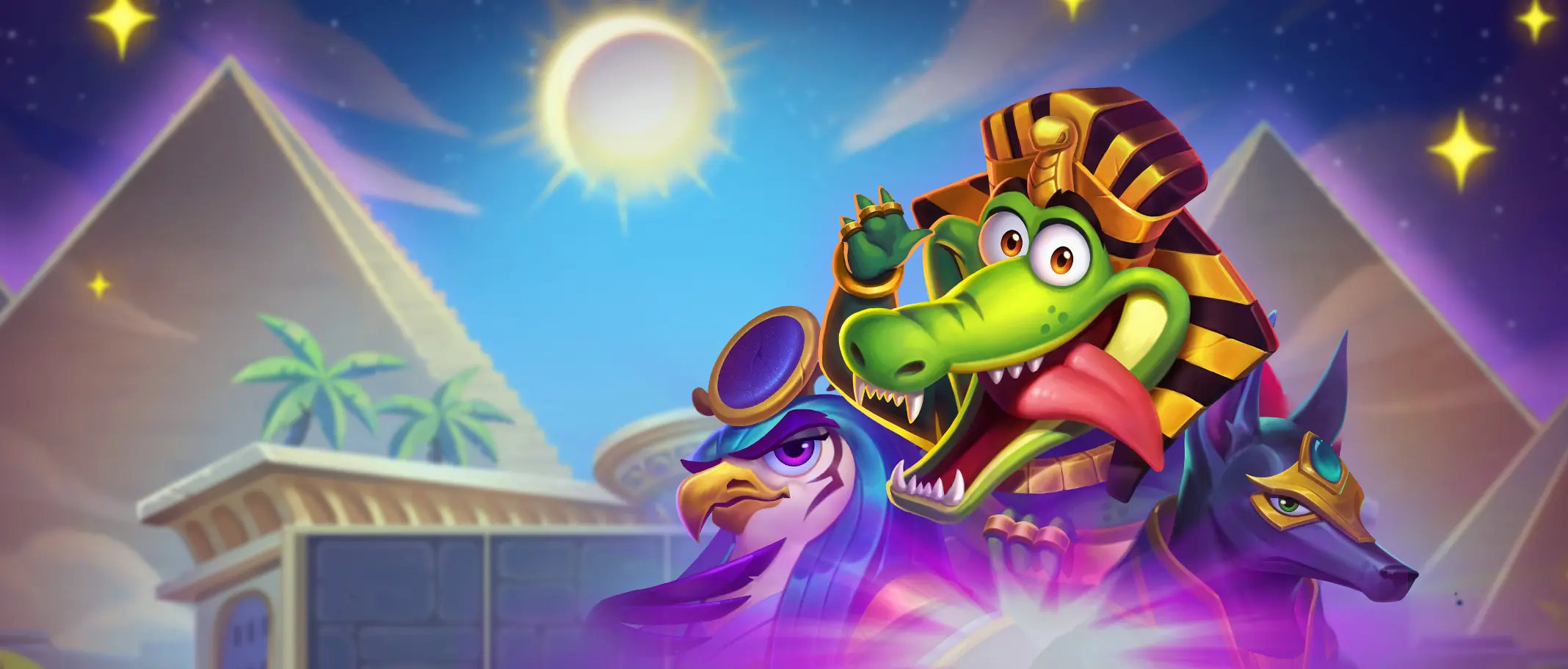 Sobek's Godly Spins - arte oficial do jogo