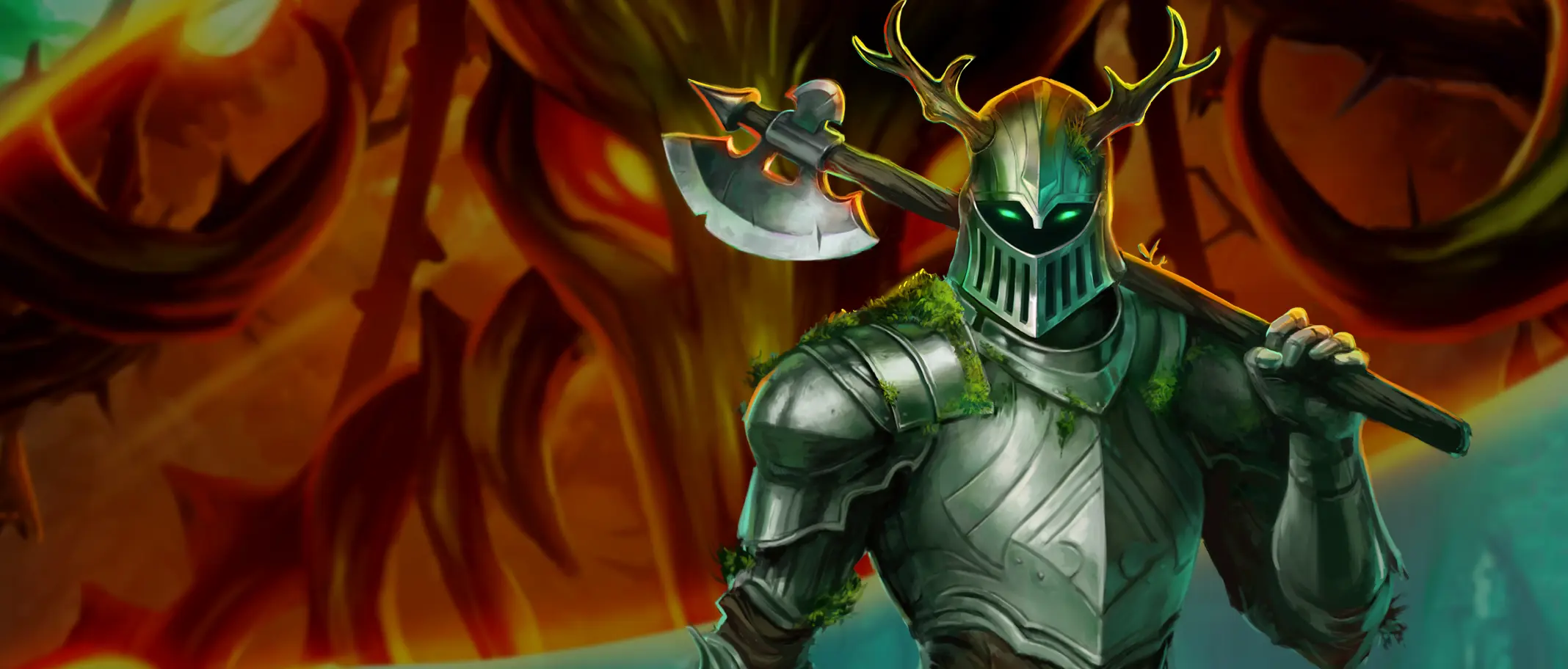 The Green Knight Oath of Thorns - official slot artwork
