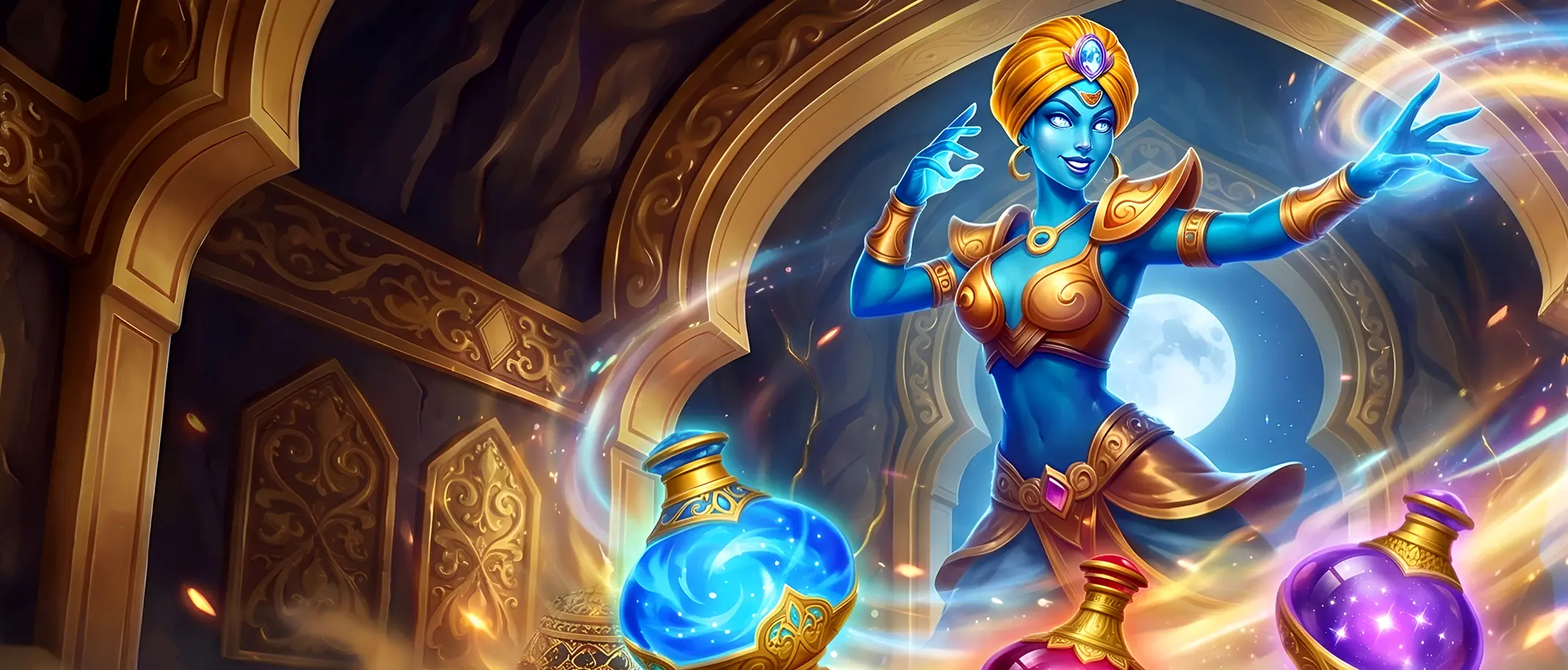 Three Pots of the Genie - official slot artwork