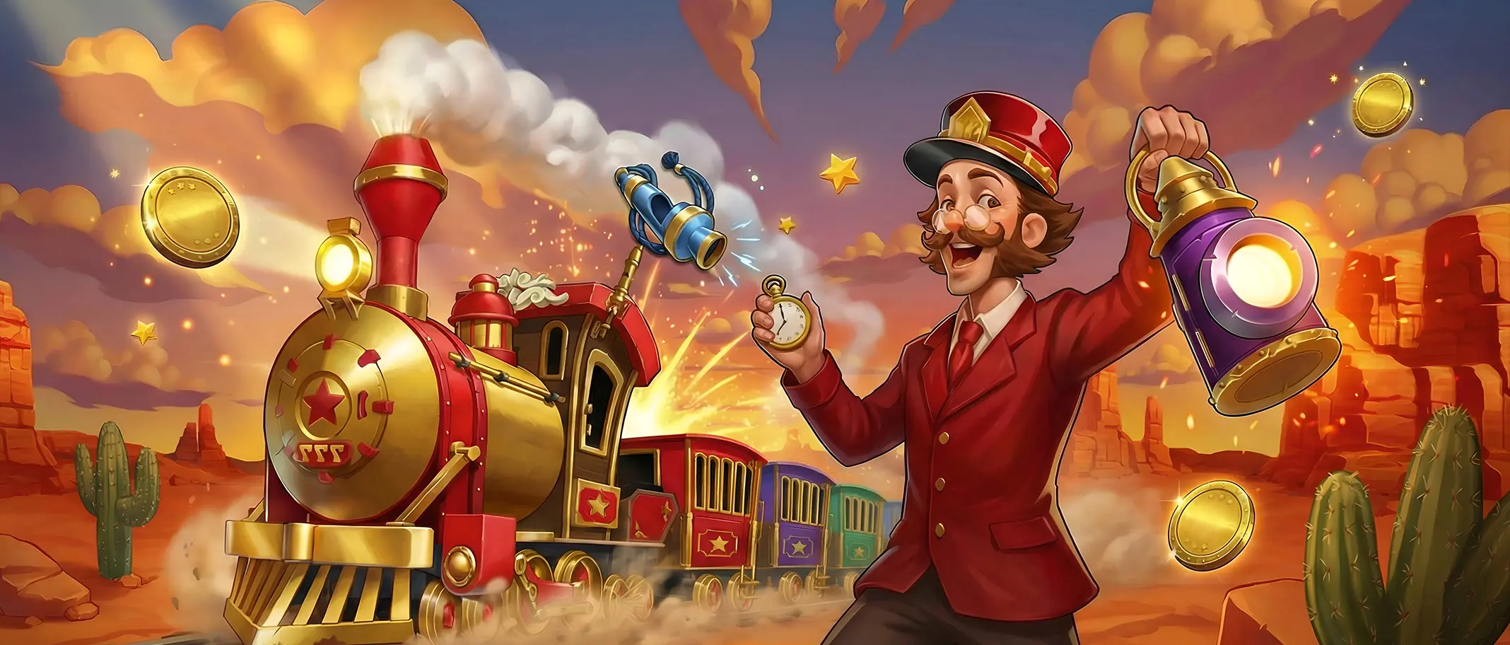 Track n' Gold - official slot artwork