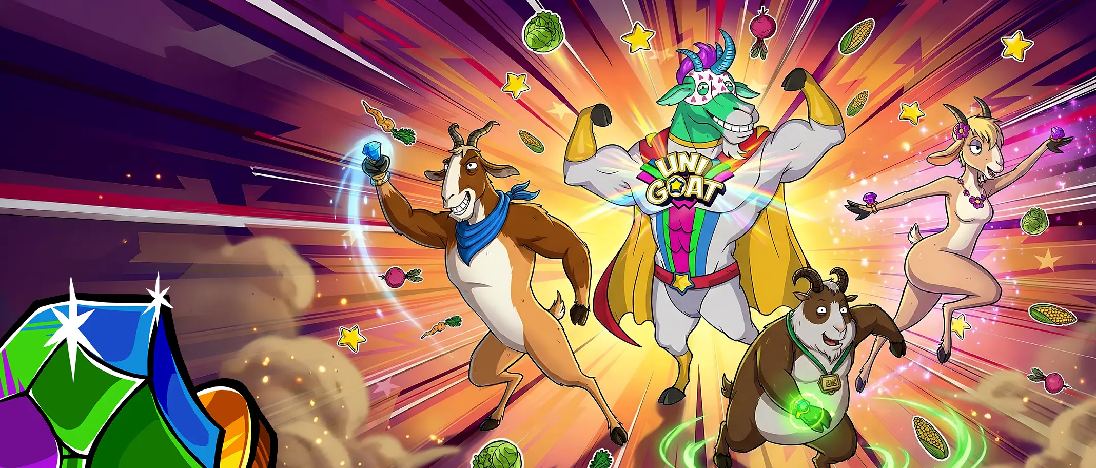 Unigoat - official slot artwork