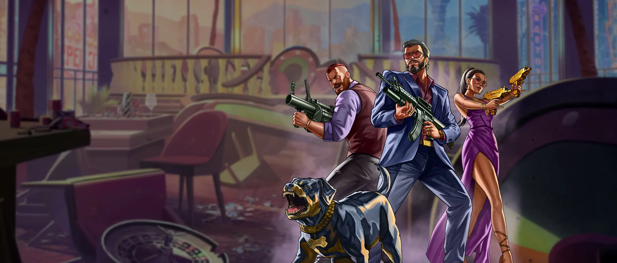Viper City Heist - official slot artwork