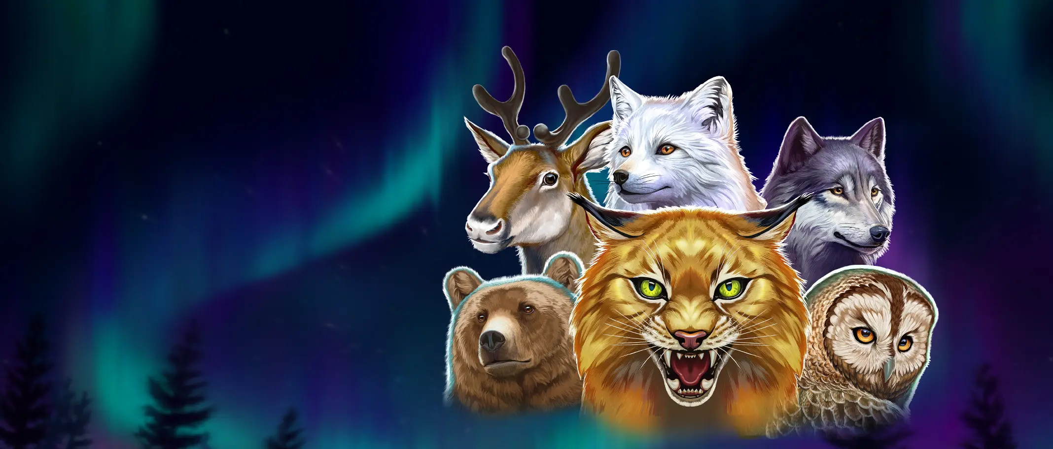 Wild North Radiant Skies GO Collect - official slot artwork