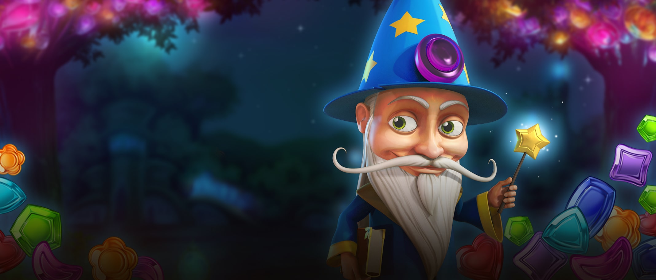 Wizard of Gems - arte oficial do jogo