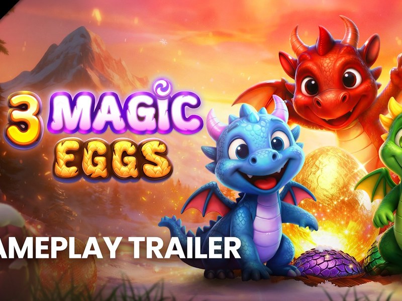 3 Magic Eggs - official slot artwork