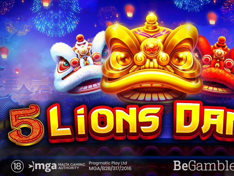 5 Lions Dance - official slot artwork