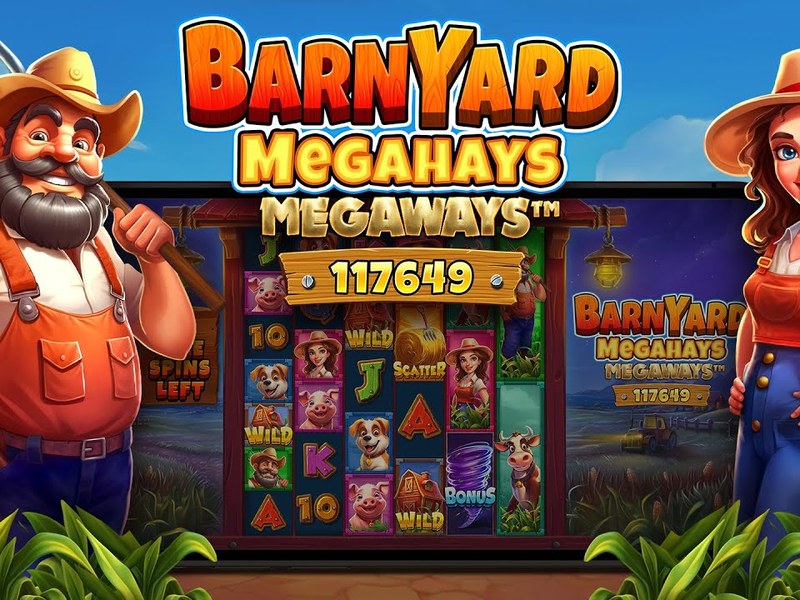 Barnyard Megahays Megaways Slot from Pragmatic Play - official slot artwork