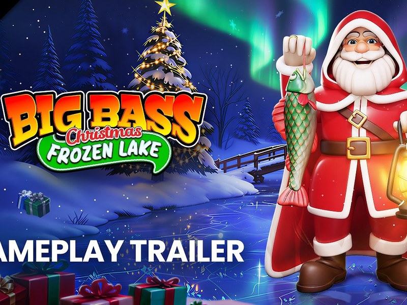 Big Bass Christmas – Frozen Lake - official slot artwork