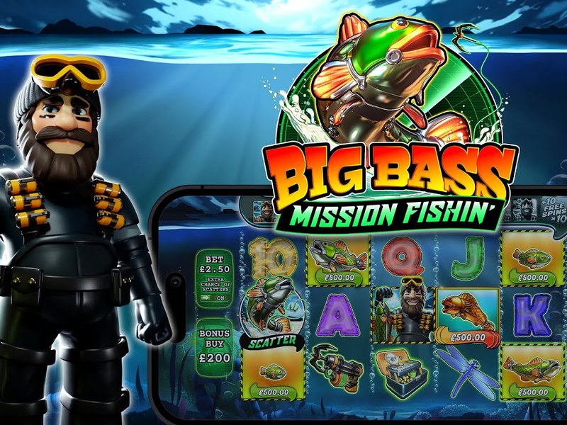 Big Bass Mission Fishin’ - official slot artwork