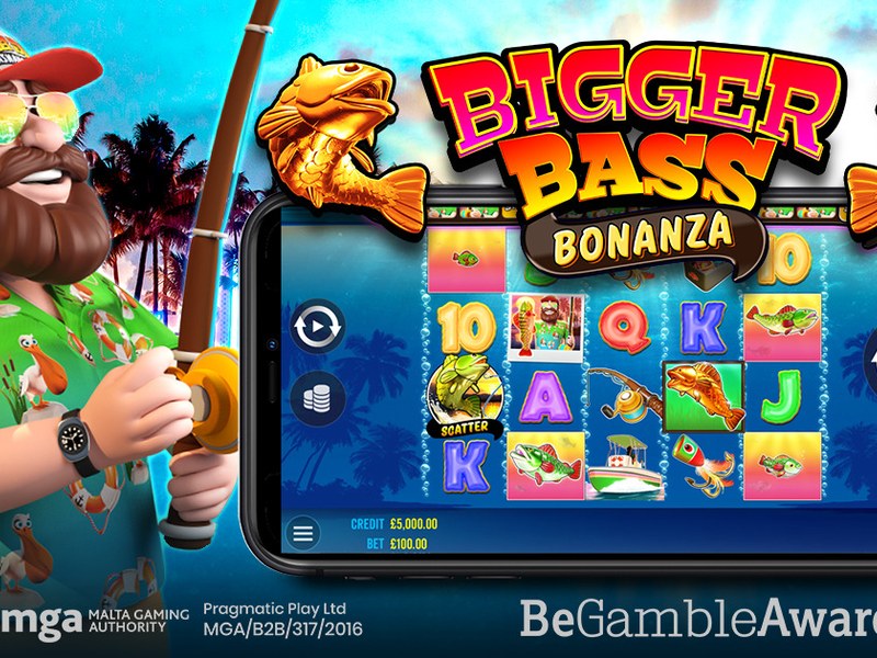 Bigger Bass Bonanza - official slot artwork