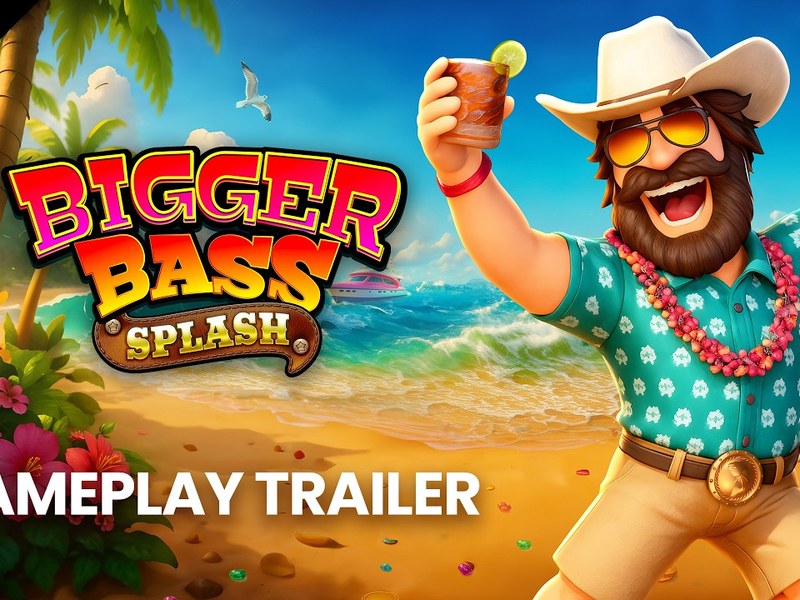 Bigger Bass Splash - official slot artwork