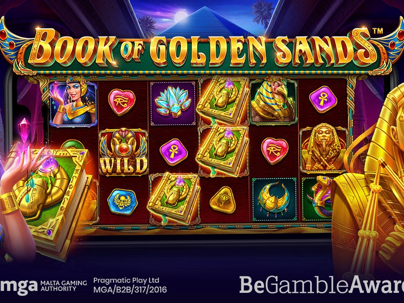Book of Golden Sands - official slot artwork