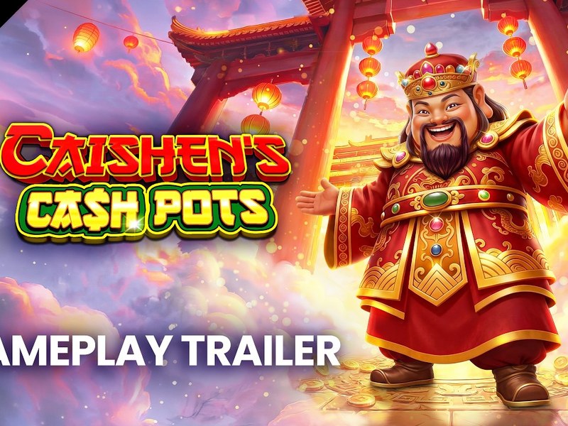 Caishen’s Cash Pots - official slot artwork