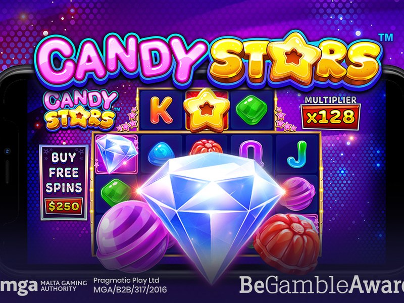 Candy Stars - official slot artwork