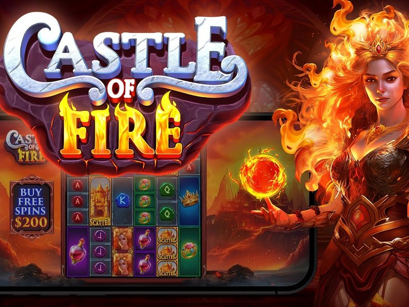 Castle of Fire - official slot artwork