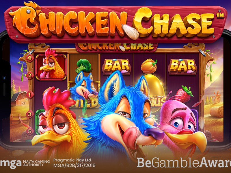Chicken Chase - official slot artwork