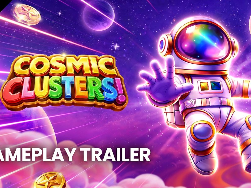 Cosmic Clusters! - official slot artwork