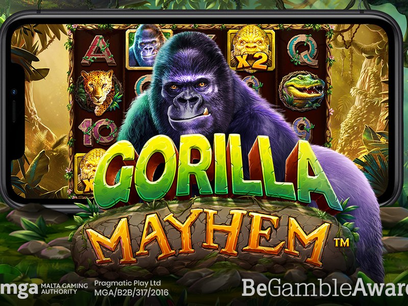 Gorilla Mayhem - official slot artwork