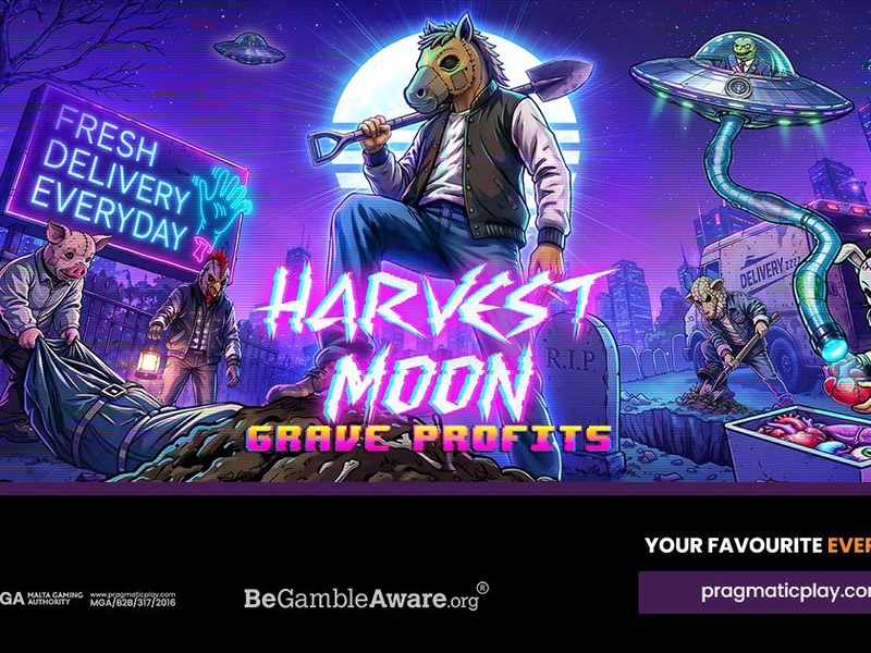 Harvest Moon – Grave Profits - official slot artwork