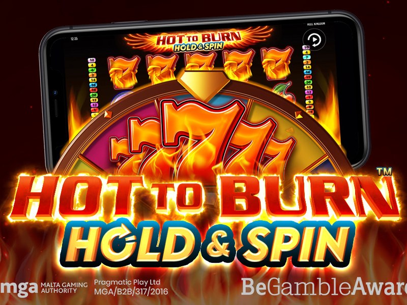 Hot to Burn Hold and Spin - official slot artwork