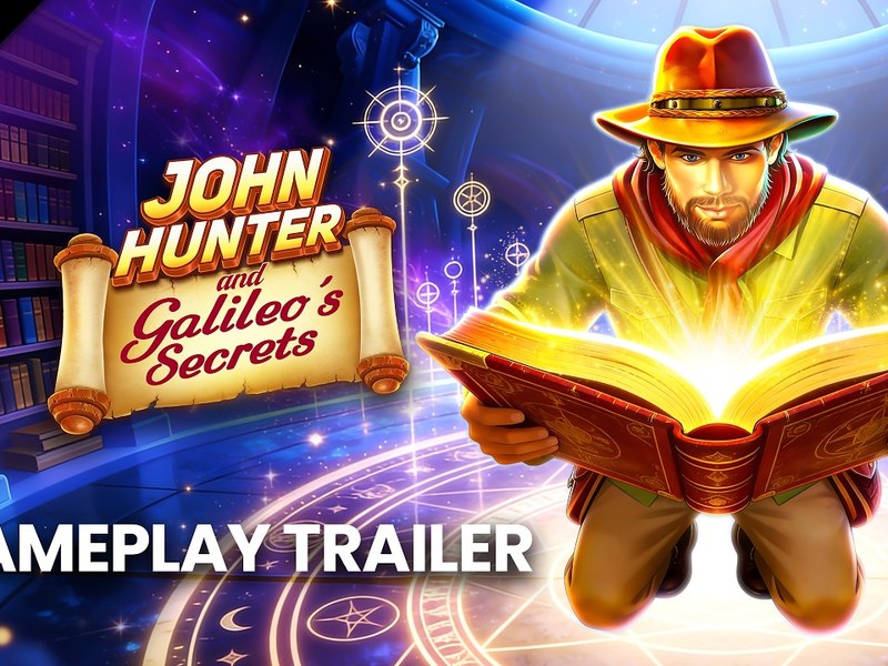 John Hunter and Galileo’s Secrets - official slot artwork