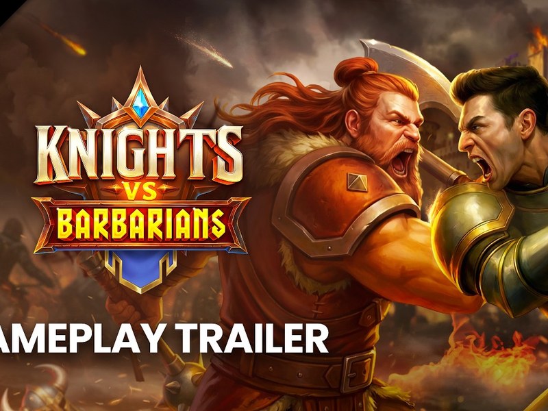 Knights vs Barbarians - official slot artwork