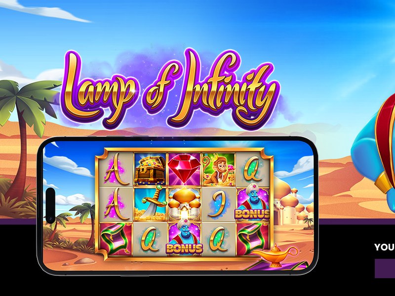 Lamp Of Infinity - official slot artwork