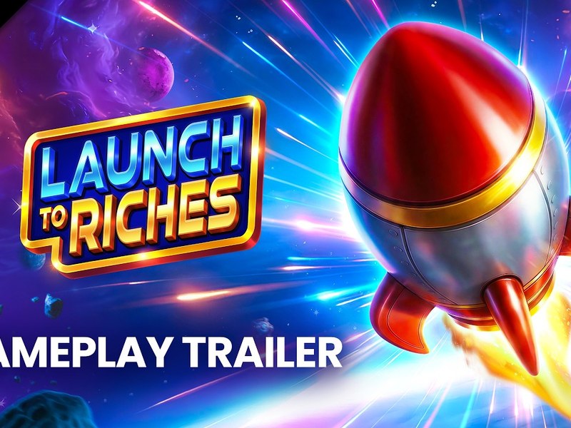 Launch to Riches - official slot artwork