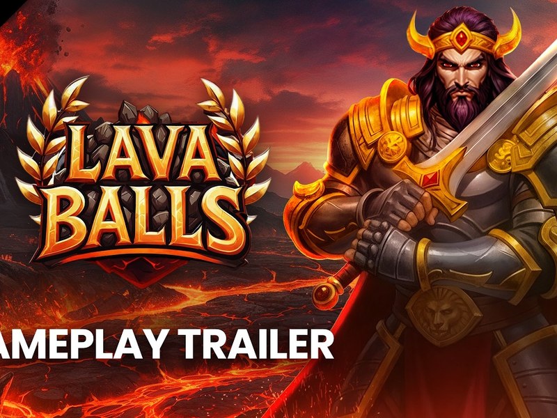 Lava Balls - official slot artwork