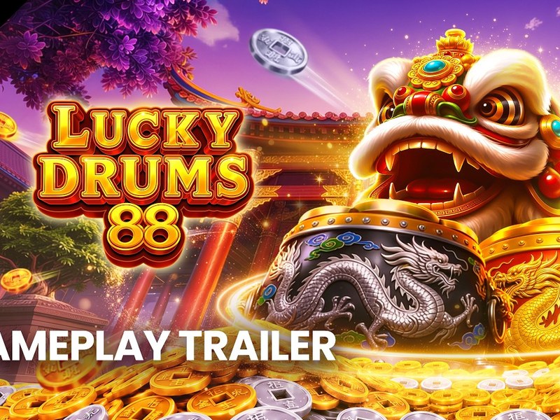 Lucky Drums 88 - official slot artwork