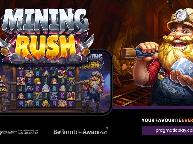 Mining Rush - official slot artwork