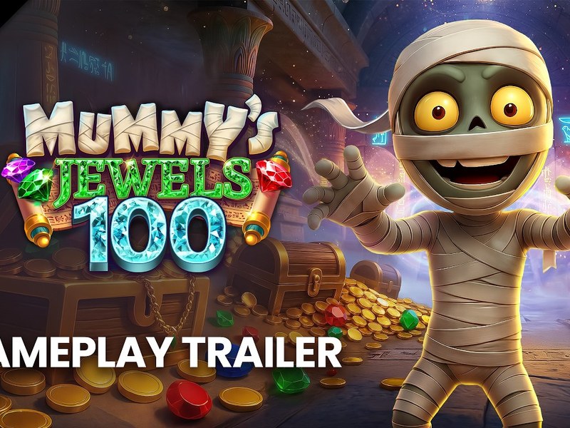 Mummy’s Jewels 100 - official slot artwork