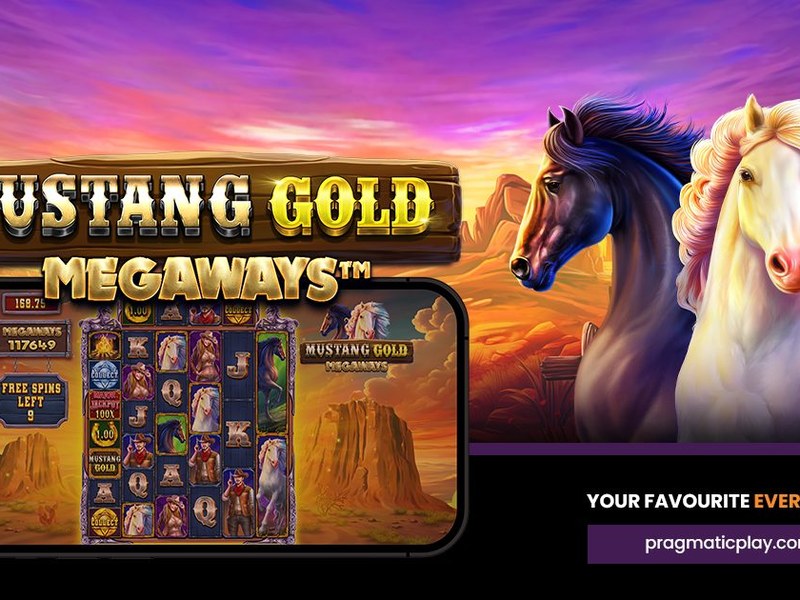 Mustang Gold Megaways - official slot artwork