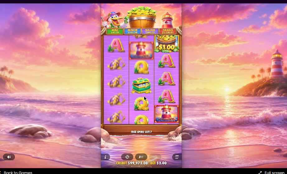 Pelican Payday free spins in progress
