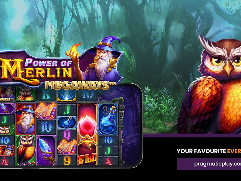 Power of Merlin Megaways - official slot artwork