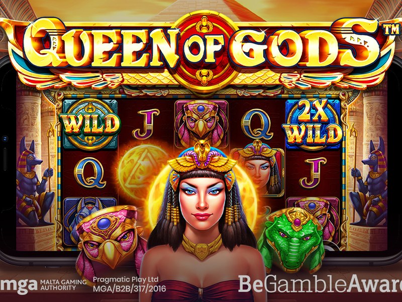 Queen of Gods - official slot artwork