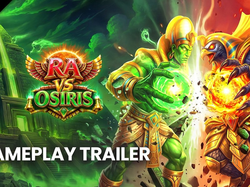 Ra vs Osiris - official slot artwork