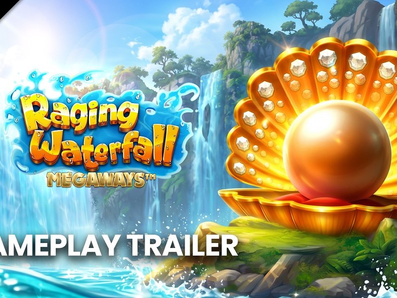 Raging Waterfall Megaways - official slot artwork