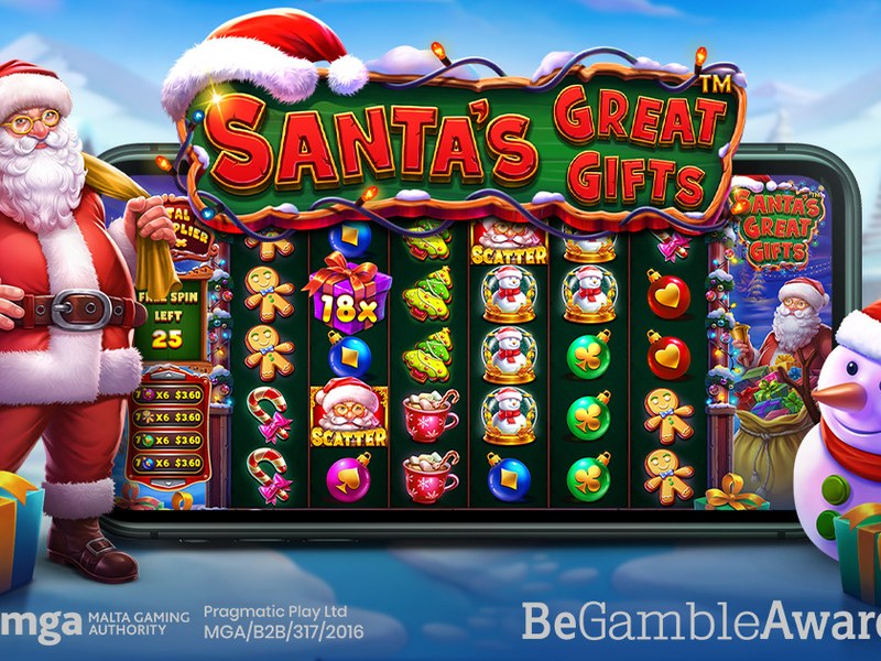 Santa's Great Gifts - official slot artwork