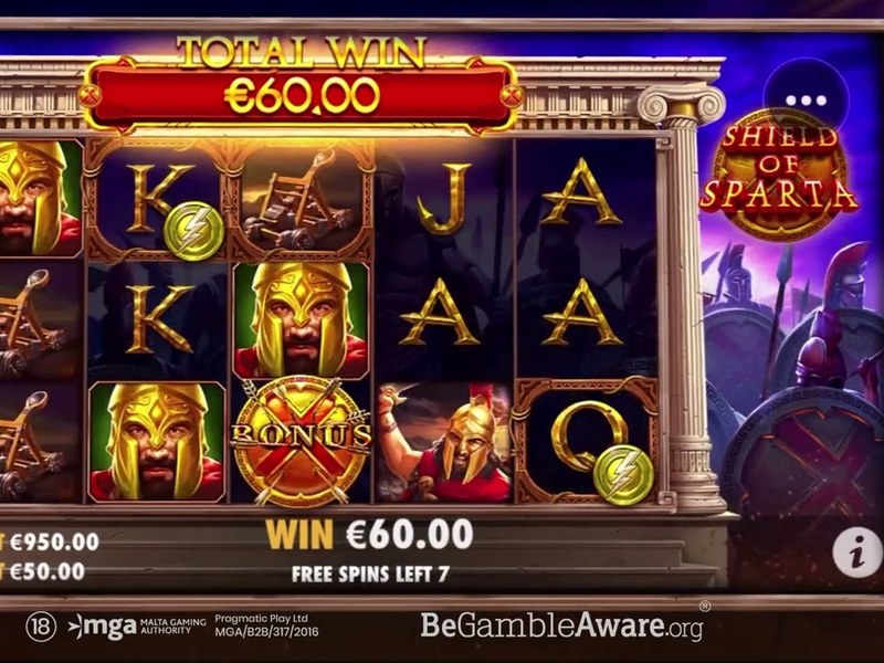 Shield of Sparta - official slot artwork