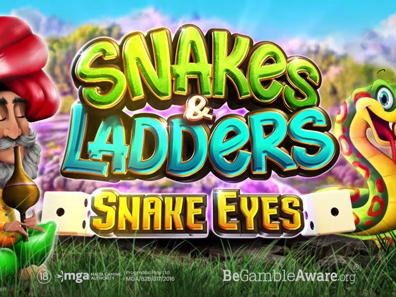 Snakes & Ladders - Snake Eyes - official slot artwork