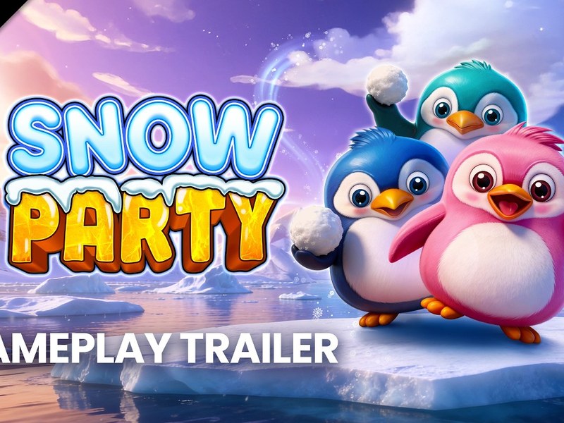 Snow Party - official slot artwork