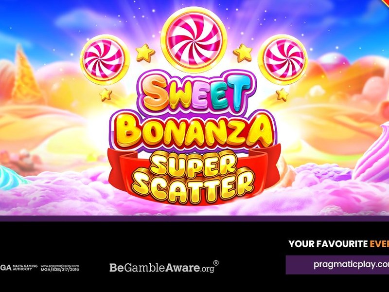 Sweet Bonanza Super Scatter - official slot artwork