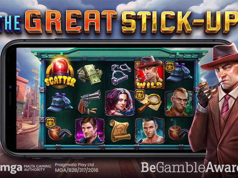 The Great Stick-Up - official slot artwork